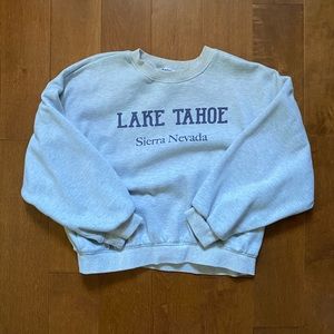 Princess Polly Lake Tahoe Sweatshirt Size 6 in Light Heather Grey 🐰